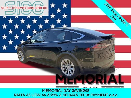 Black 2016 Tesla Model X 75D