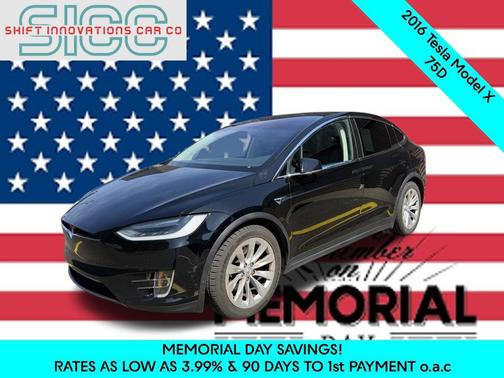 Black 2016 Tesla Model X 75D