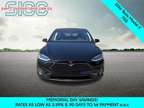 Black 2016 Tesla Model X 75D