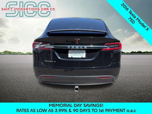 Black 2016 Tesla Model X 75D