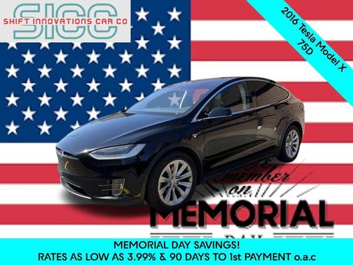 Black 2016 Tesla Model X 75D