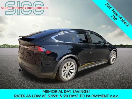 Black 2016 Tesla Model X 75D