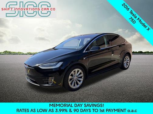 Black 2016 Tesla Model X 75D