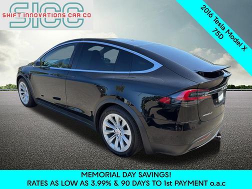 Black 2016 Tesla Model X 75D