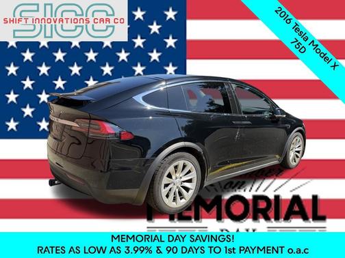 Black 2016 Tesla Model X 75D
