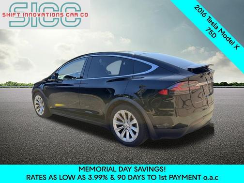 Black 2016 Tesla Model X 75D