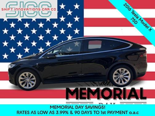 Black 2016 Tesla Model X 75D