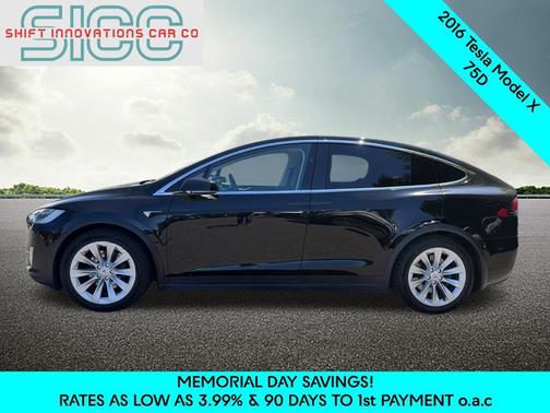 Black 2016 Tesla Model X 75D