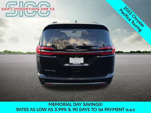 Brilliant Black Crystal Pearlcoat 2022 Chrysler Pacifica Touring