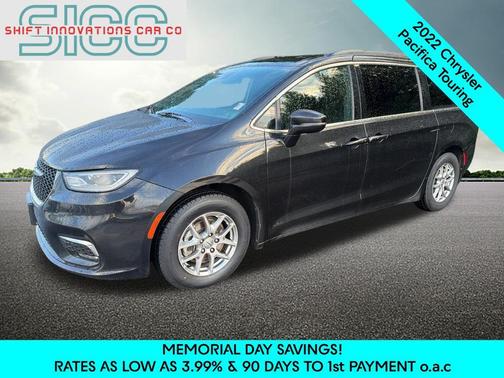 Brilliant Black Crystal Pearlcoat 2022 Chrysler Pacifica Touring