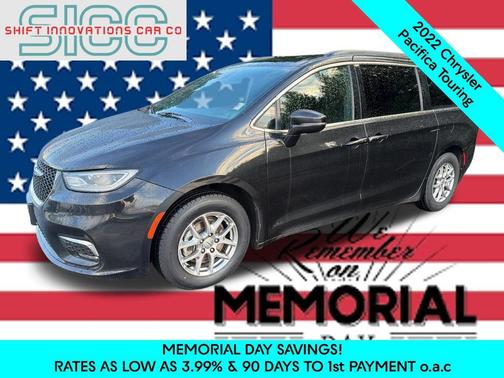 Brilliant Black Crystal Pearlcoat 2022 Chrysler Pacifica Touring