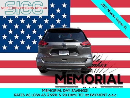 Gun Metallic 2017 Nissan Rogue SL