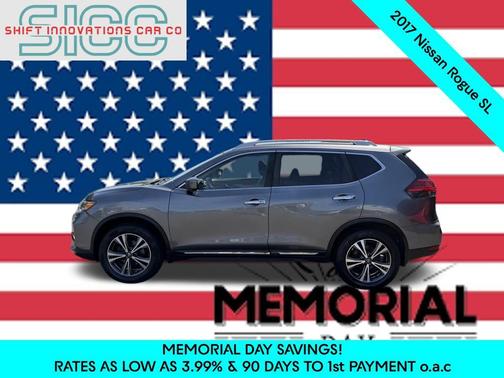 Gun Metallic 2017 Nissan Rogue SL