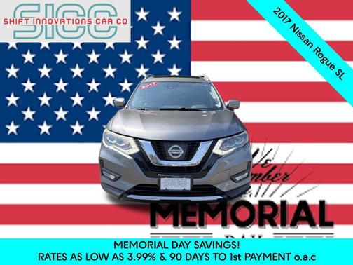 Gun Metallic 2017 Nissan Rogue SL