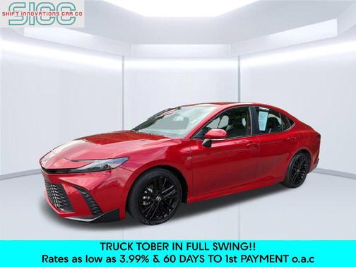 Supersonic Red 2025 Toyota Camry SE