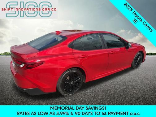 Supersonic Red 2025 Toyota Camry SE