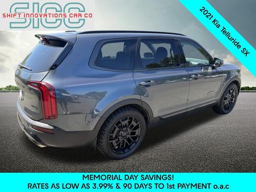 Gray 2021 Kia Telluride SX