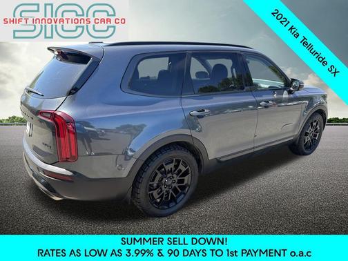 Gray 2021 Kia Telluride SX