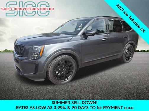 Gray 2021 Kia Telluride SX