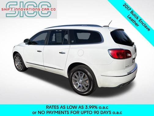 Summit White 2017 Buick Enclave Leather