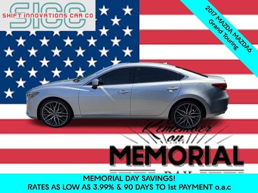 Sonic Silver Metallic 2017 Mazda Mazda6 Grand Touring