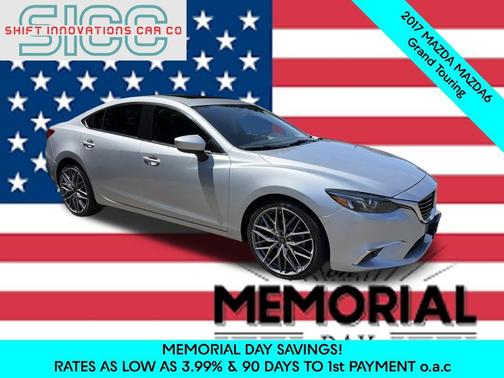 Sonic Silver Metallic 2017 Mazda Mazda6 Grand Touring
