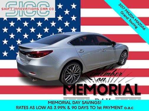 Sonic Silver Metallic 2017 Mazda Mazda6 Grand Touring