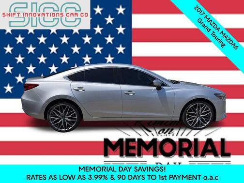 Sonic Silver Metallic 2017 Mazda Mazda6 Grand Touring