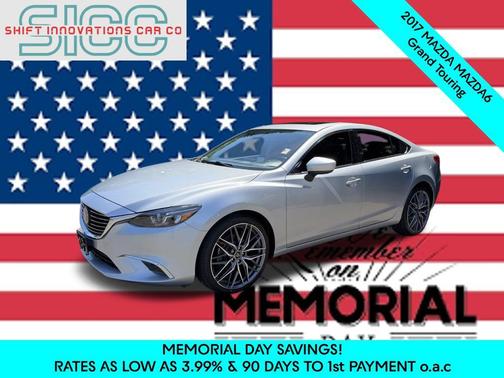 Sonic Silver Metallic 2017 Mazda Mazda6 Grand Touring