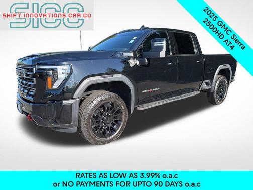 Onyx Black 2025 GMC Sierra 2500 AT4