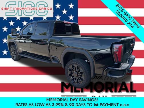 Onyx Black 2025 GMC Sierra 2500 AT4