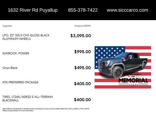 Onyx Black 2025 GMC Sierra 2500 AT4