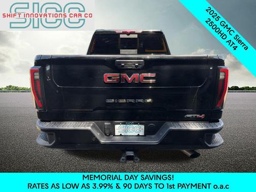 Onyx Black 2025 GMC Sierra 2500 AT4