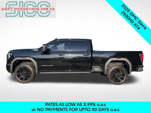 Onyx Black 2025 GMC Sierra 2500 AT4