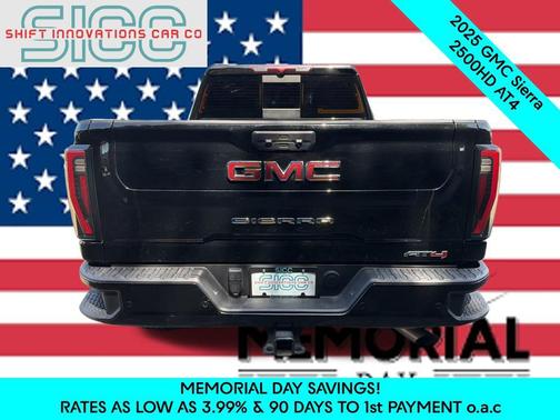 Onyx Black 2025 GMC Sierra 2500 AT4
