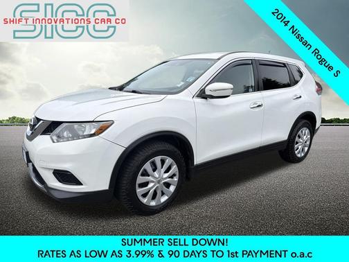 Moonlight White 2014 Nissan Rogue S