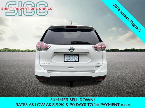 Moonlight White 2014 Nissan Rogue S