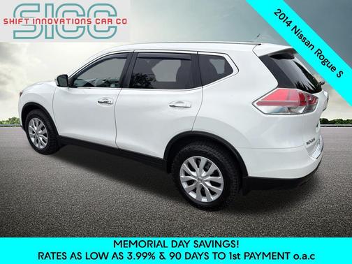 Moonlight White 2014 Nissan Rogue S