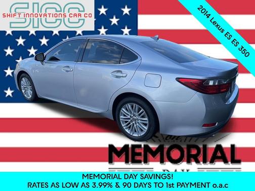 Silver Lining Metallic 2014 Lexus ES 350 Base