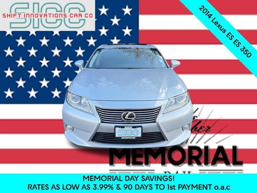 Silver Lining Metallic 2014 Lexus ES 350 Base