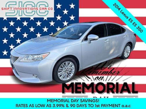 Silver Lining Metallic 2014 Lexus ES 350 Base