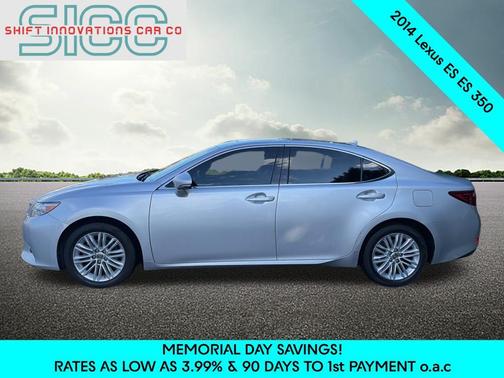 Silver Lining Metallic 2014 Lexus ES 350 Base