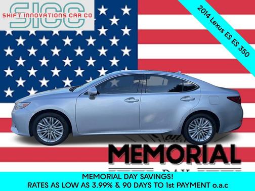Silver Lining Metallic 2014 Lexus ES 350 Base