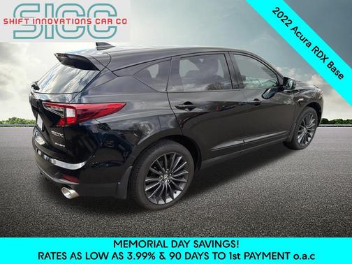 Black 2022 Acura RDX A-Spec Advance Package
