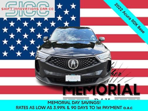 Black 2022 Acura RDX A-Spec Advance Package