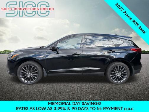 Black 2022 Acura RDX A-Spec Advance Package