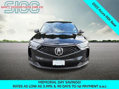 Black 2022 Acura RDX A-Spec Advance Package