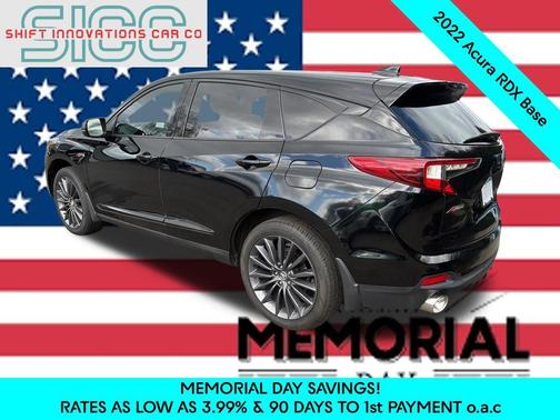 Black 2022 Acura RDX A-Spec Advance Package
