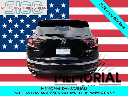 Black 2022 Acura RDX A-Spec Advance Package