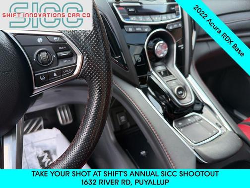 Black 2022 Acura RDX A-Spec Advance Package